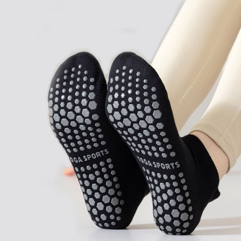 High-Quality Custom Grip Socks for Women, Non-Slip Ankle Yoga and Pilates Sticky Socks