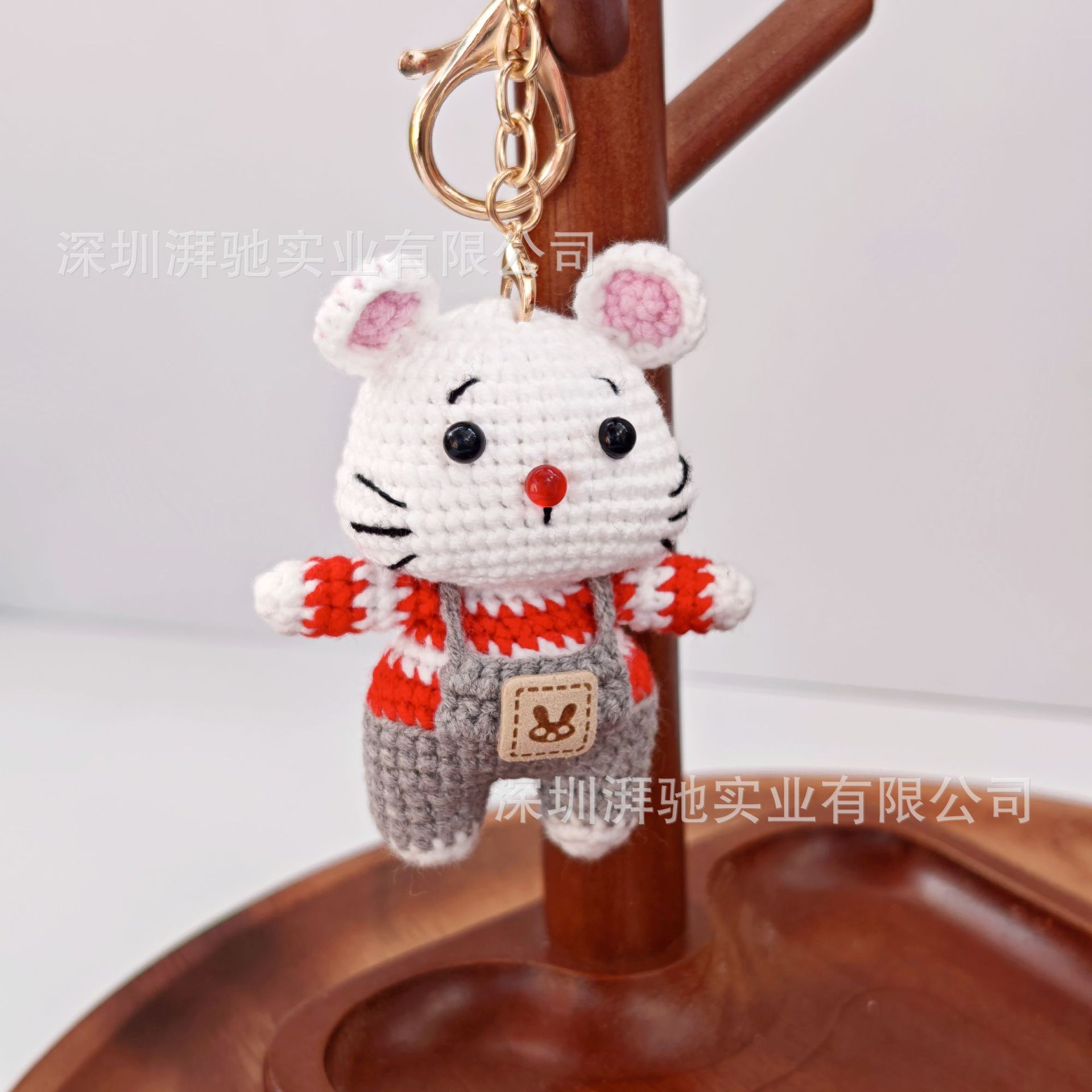 Colgantes de animales del zodiaco tejidos a mano, muñecos de lana hechos a crochet, accesorios decorativos para bolsos, regalos al por mayor y al detalle. image 7