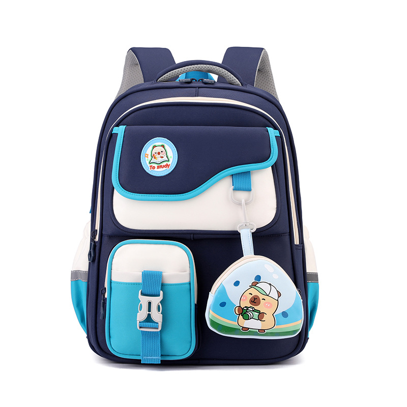 Pescado natural nuevo tipo de mochila para niños y niñas, mochila de hombro para niños con gran capacidad para reducir la carga