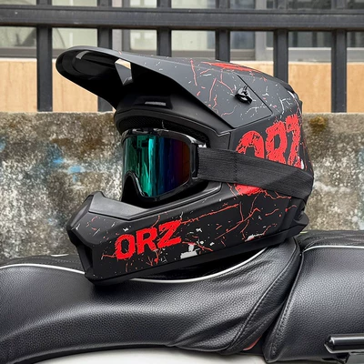 Women, Rally Full-Face Helmet, Mountain – Motosiklet kaskı (dəbilqə) - lightning-666-color-mirror-s