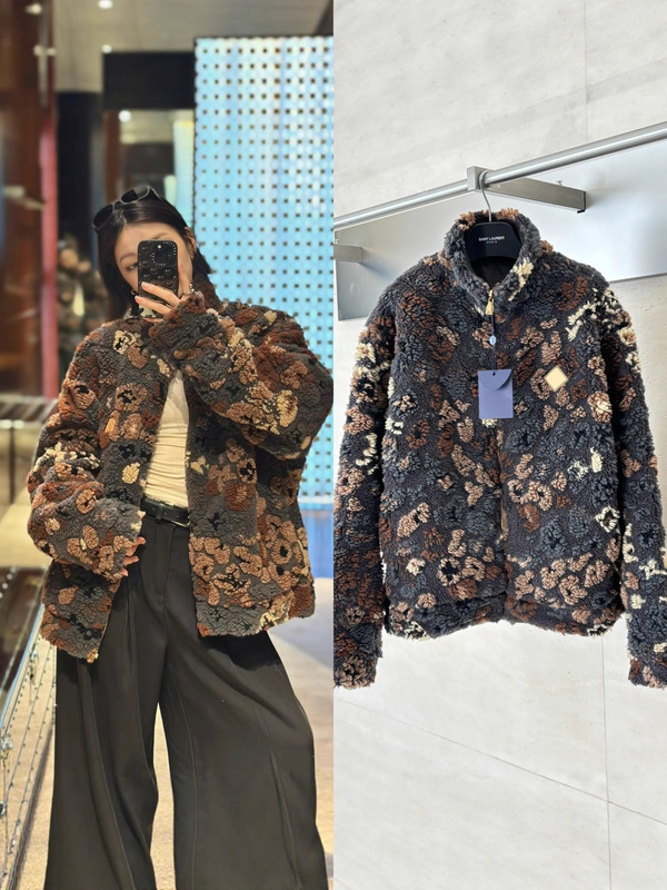 天花板品质25FW潮牌新款联名双面穿羊羔毛夹克外套男女明星同款潮|undefined