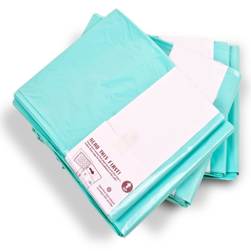 Garbage Bag Diaper Bucket Liner Plastic Bag Refill Compatible with Dekor with Bamboo Charcoal Odor Elimination Leak Proof