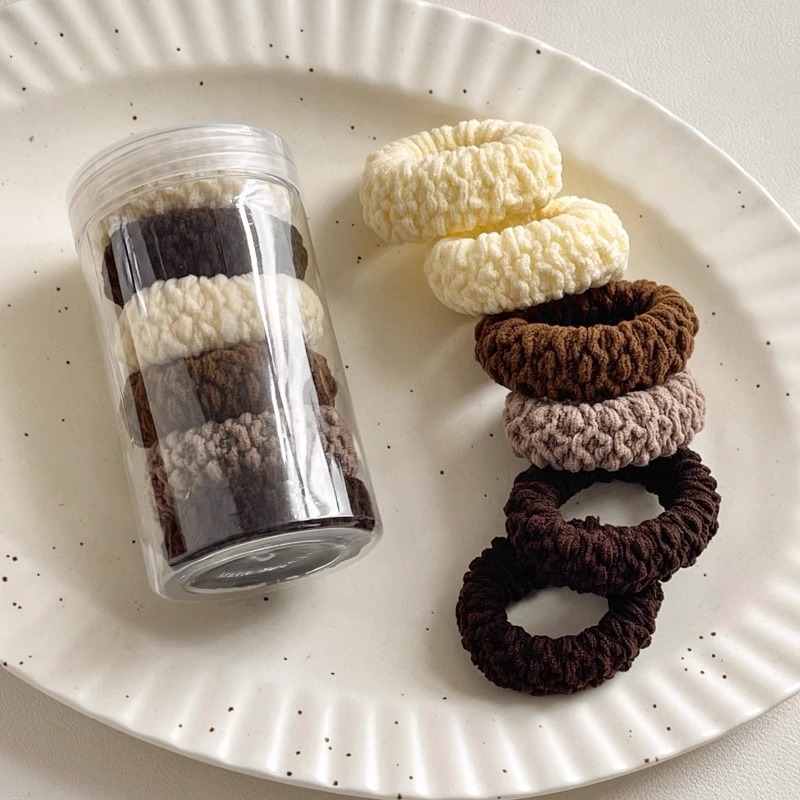 2025 nuevo estilo simple y versátil banda para el cabello sin costuras diadema duradera y de alta elasticidad que no daña el cabello coleta gruesa cuerda para el cabello sombreros