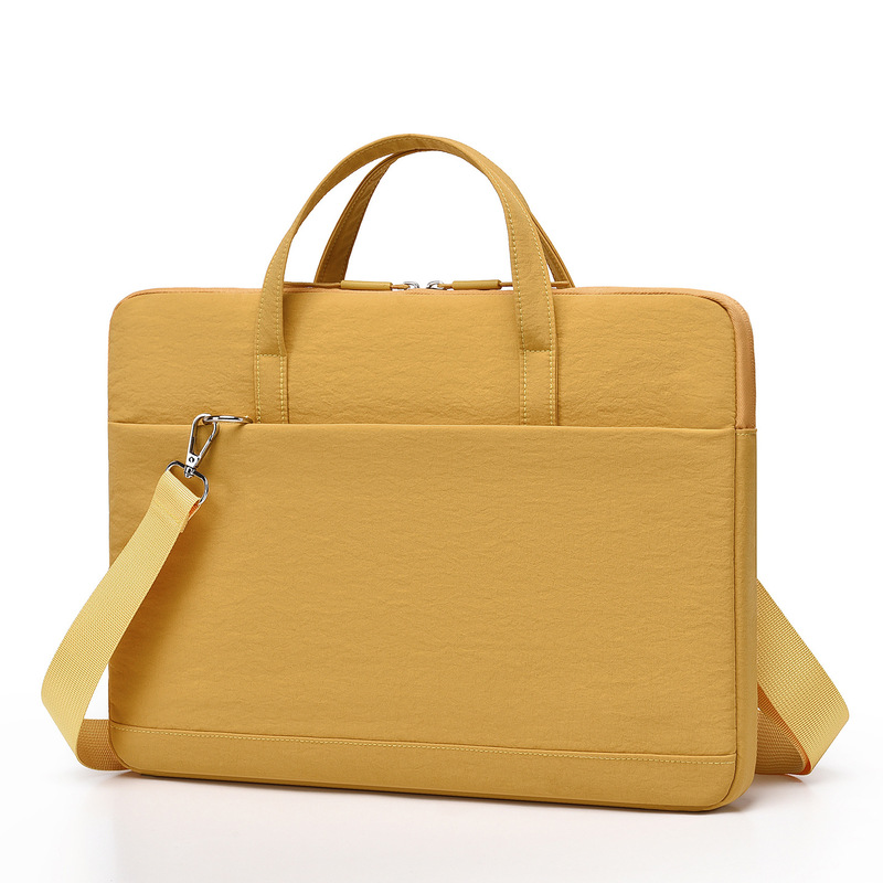 Simple Solid Color Lightweight Laptop Bag with Plush Lining, a Must-Have for Business Trips, Single-Shoulder Crossbody Computer Bag Simple Solid Color Lightweight Laptop Bag with Plush Lining, a Must-Have for Business Trips, Single-Shoulder Crossbody Computer Bag