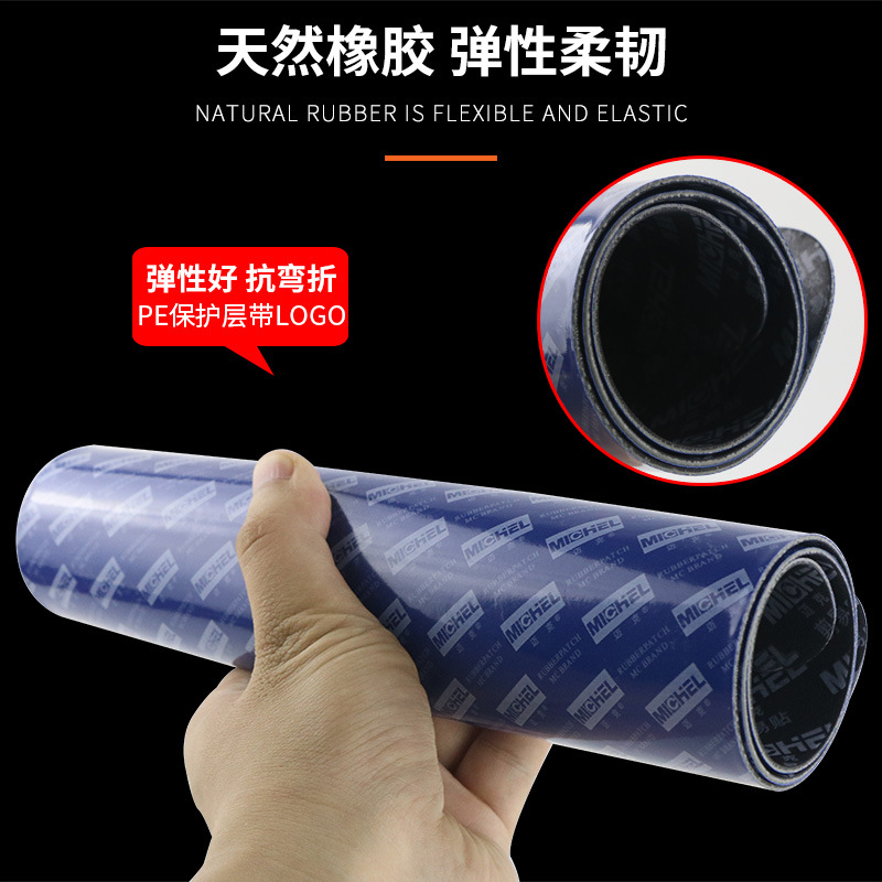 Kit de reparación de neumáticos de Mike para neumáticos sin cámara, parches fáciles de aplicar, pegamento de parche en frío personalizable, herramientas de reparación de neumáticos con cámara.