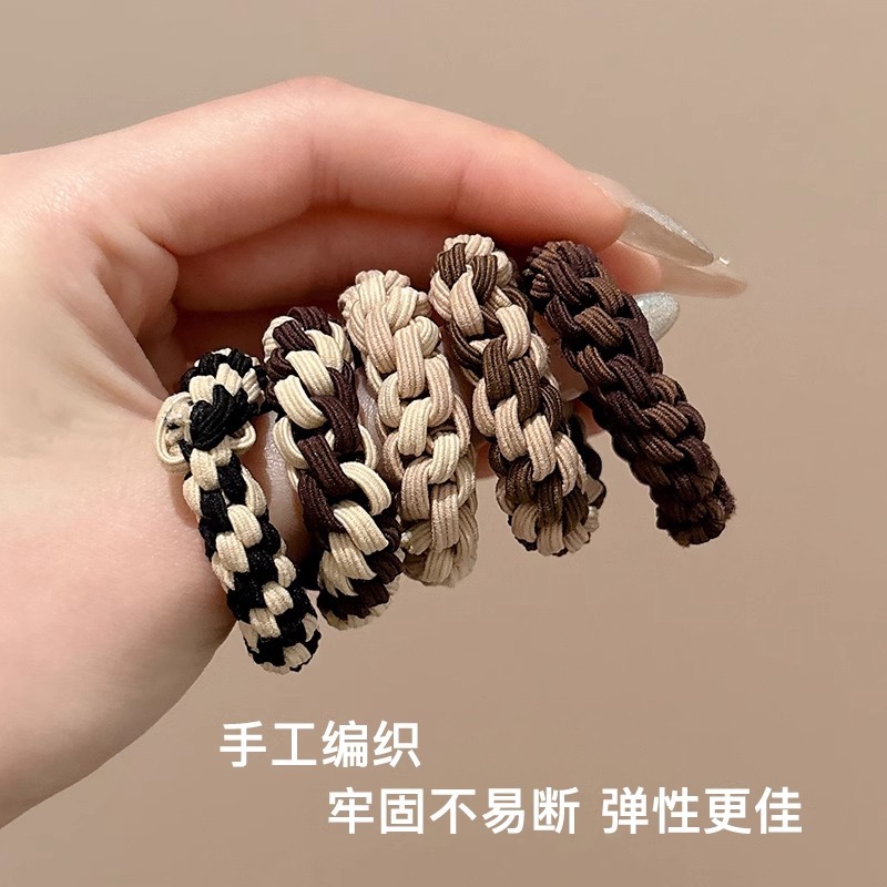 Pelo simple, lazo para el cabello, alta elasticidad y durabilidad, banda de goma, bola femenina, cuerda para el cabello, sensación de alta calidad, cuerda para el cabello, accesorios para el cabello