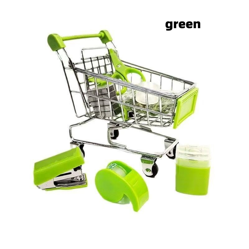 Mini Carrito de Compras Decorativo Pequeño de Hierro, para Almacenamiento de Juguetes image 14