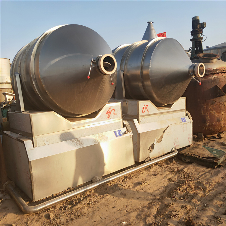 出售二手二维混合机 二手1000升二维混合机2000升二维混合机