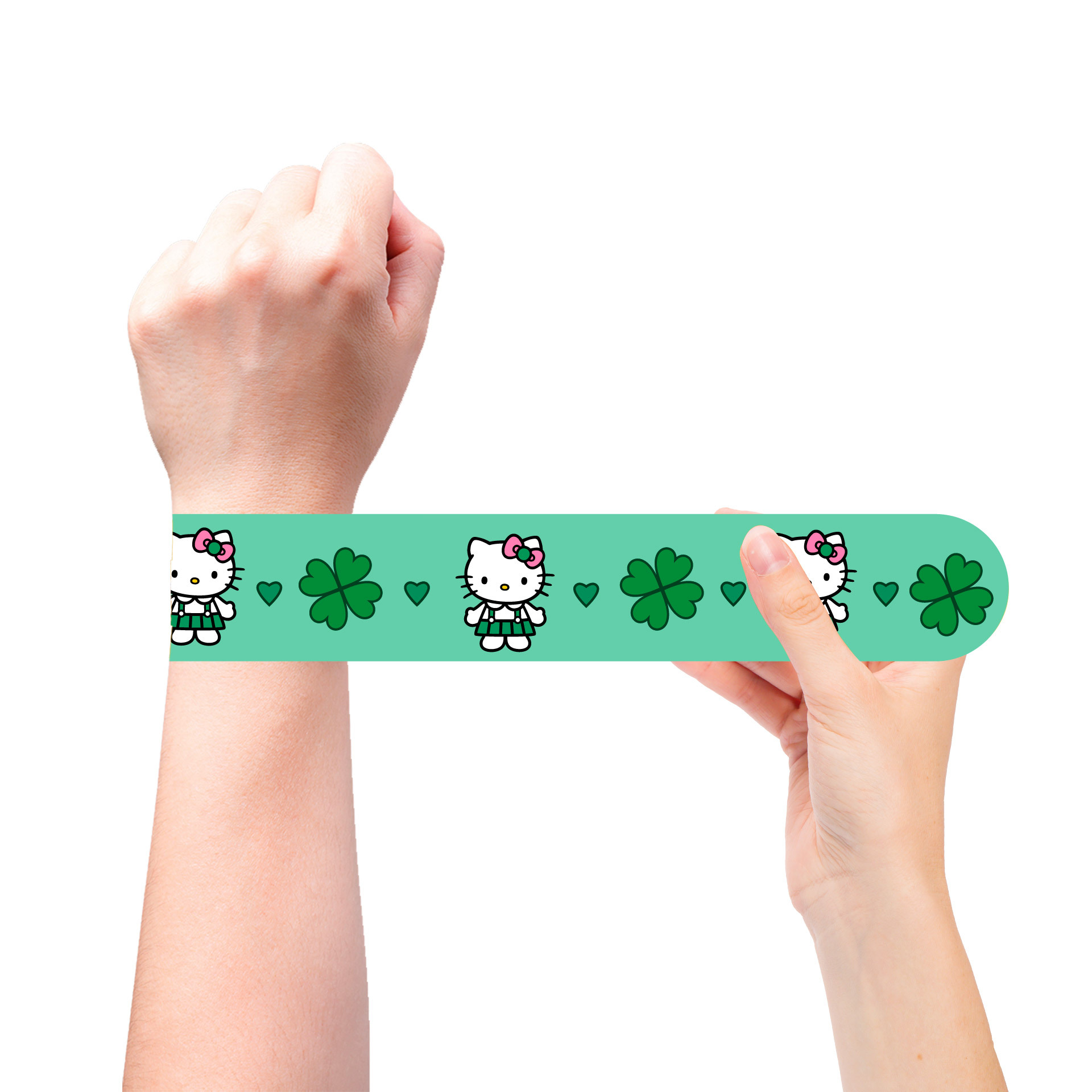 Nueva pulsera transfronteriza de anillo de palmaditas de dibujos animados ktcat tema de fiesta correa de muñeca de decoración