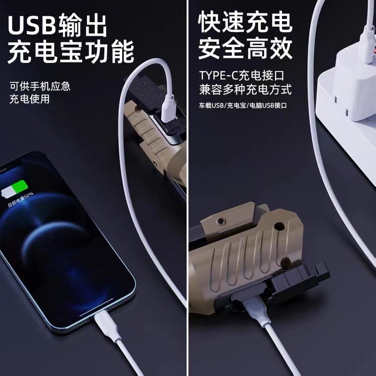 Nueva Luz de reparación de automóviles LED plegable luz de trabajo potente imán multifuncional luz fuerte linterna de emergencia Luz de inspección