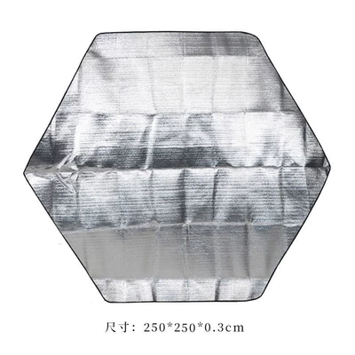 Avtomobil dam çadırları Tent Outdoor Camping Overnight - hexagonal-moisture-proof-mat-many-people