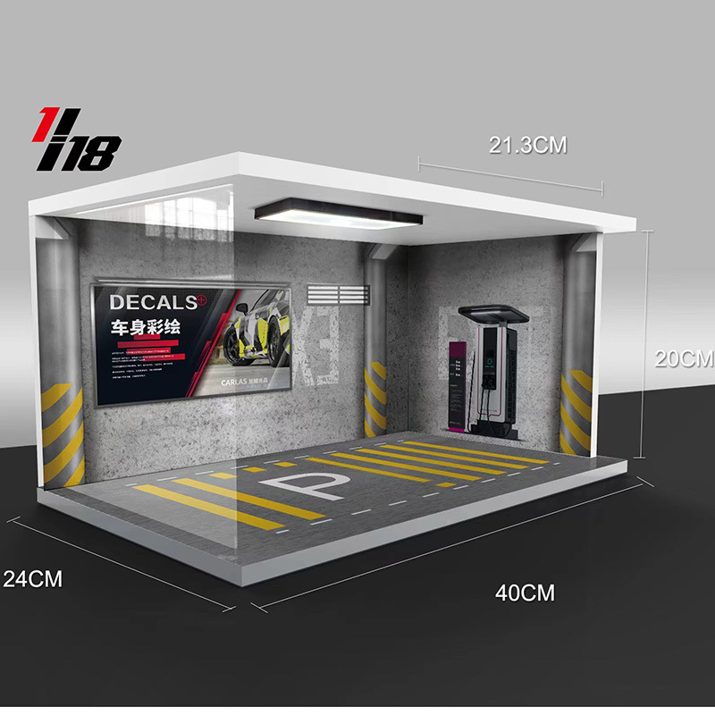 Caja de regalo de cubierta de polvo de modelo de coche de aleación acrílica transparente, caja de exhibición de almacenamiento a mano, decoración de regalo, venta directa de fábrica
