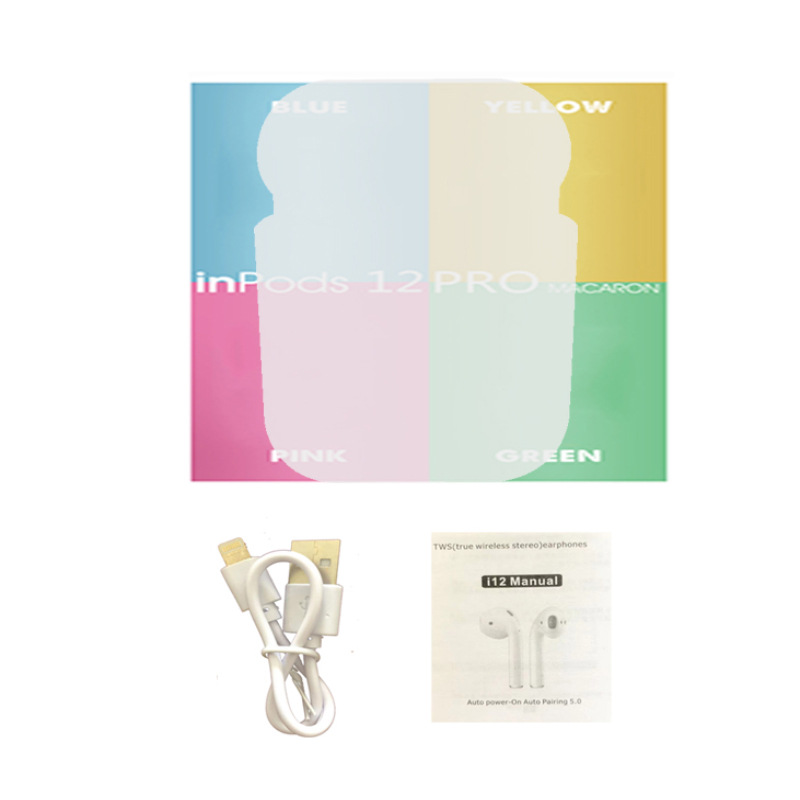 I7s auricular inalámbrico Bluetooth i9s/i12 estéreo 5,0 binaural deportes cinturón almacén i7tts auricular transfronterizo