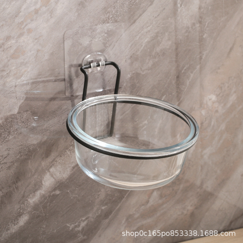 순수 컬러 유리 + 블랙 벽걸이