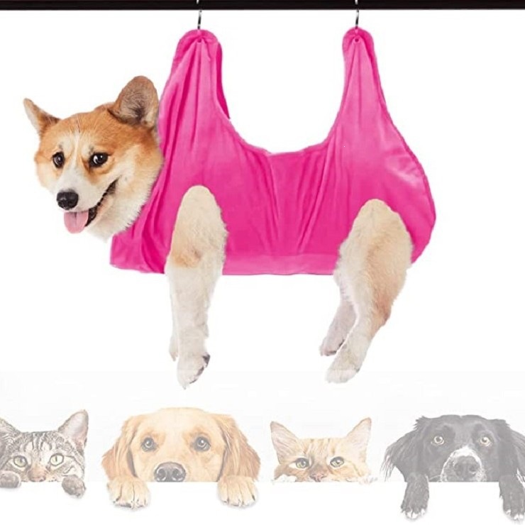 Dog Cat Hammock Pet Nail Trimming Hammock for Small and Medium-Sized Cats and Dogs Grooming Hammock