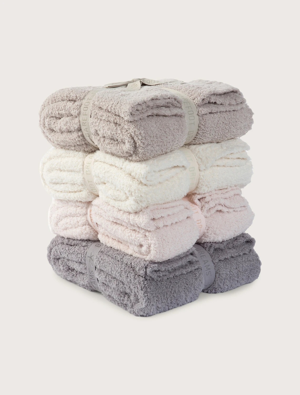 Half edge plush sofa knitted jacquard solid color woolen furniture blanket, woven blanket_voghion.com