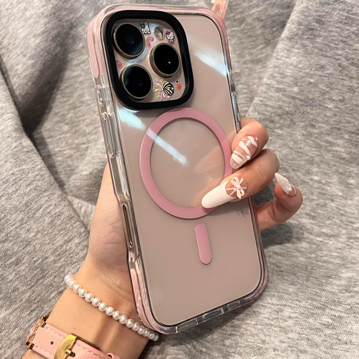 小红书同款透明磁吸适用iPhone16promax苹果15手机壳14新款13简约