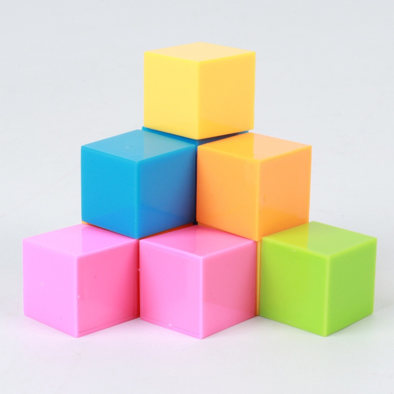 DORKY 어린이의 조기 교육 수학 보조 컬러 큐브 빌딩 블록 큐브 스퀘어 모델 학습 문구