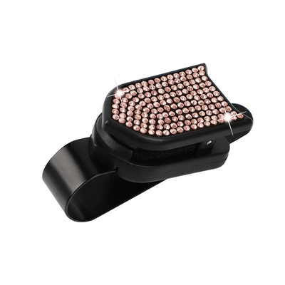 Receipt Holder, Interior Decoration — Car Glasses Clip/Bill Clip - hot-diamond-champagne-diamond