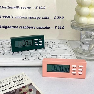 Timer Multifunctional Alarm Clock Countdown Silent Study Exam Preparation Magnetic Baking