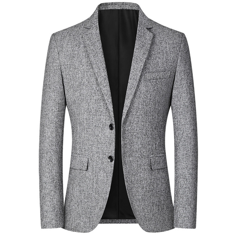 2025 Men's Casual Blazer Spring and Autumn Thin Single Suit Jacket Casual Dad Wear Wrinkle-Free Men's 2025 Men's Casual Blazer Spring and Autumn Thin Single Suit Jacket Casual Dad Wear Wrinkle-Free Men's