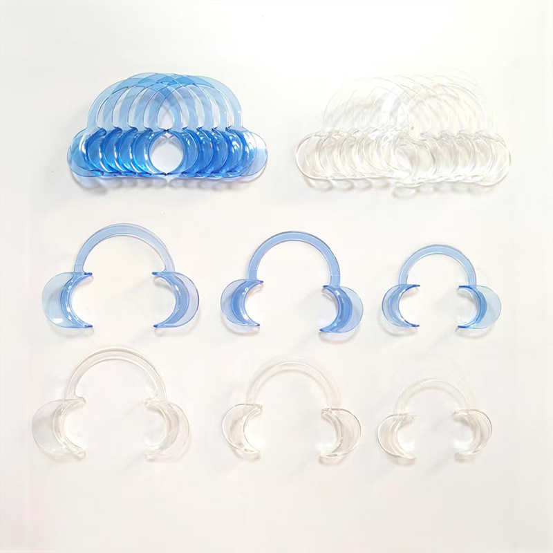 Dental disposable mouth retractor C-type