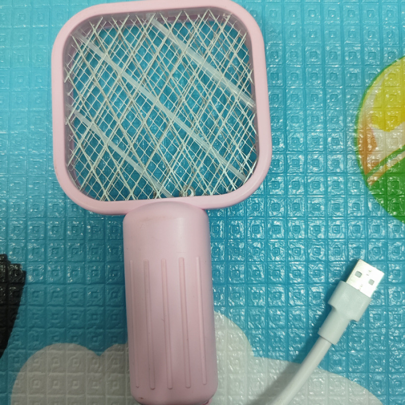 USB ミニ電気蚊たたき蚊誘引ランプ充電式蚊たたき寮ホームレンタルポータブルツーインワン蚊キラー|undefined