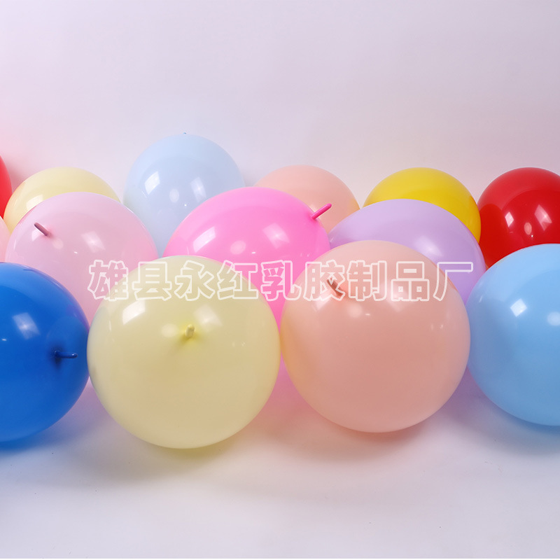 Balón de cola de 6 pulgadas / 10 pulgadas, mercado nocturno, decoración, diseño, conexión de globo, forma de dragón, globo de macarón