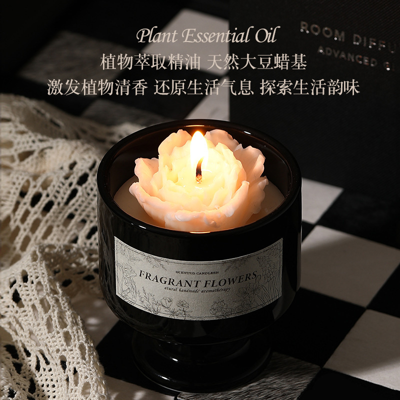 アロマキャンドル礼箱創意フランス陶磁器カップ高級感プレゼント誕生日お土産飾りプレゼント置物|undefined