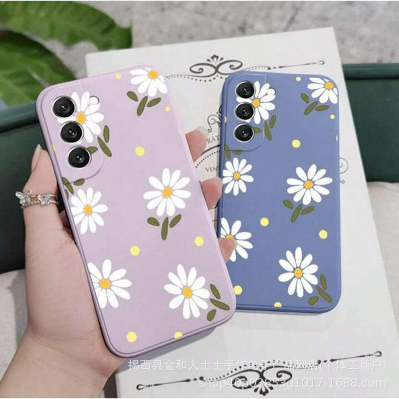 Flowers Suitable for Samsung Galaxy S25 Mobile Phone Case Samsung A56 Protective Cover S24 Girl Note20U3