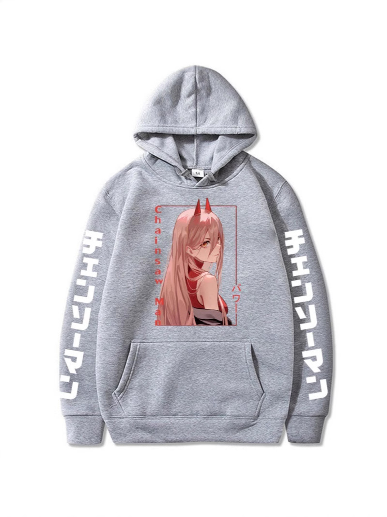 Chainsaw Man Chainsaw Man Pava perimeter hoodie impresa transfronteriza anime hoodie