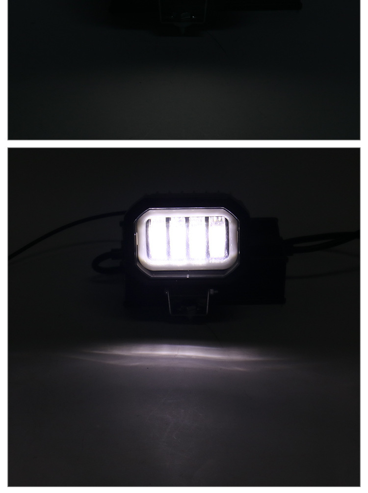 led motorcycle spotlight off-road vehicle external work light motorcycle electric vehicle spotlight modified auxiliary light cross-border