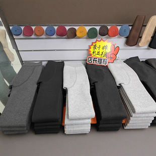 Cotton Vertical Stripe Thin Autumn and Winter Oat Rice White Slight Pressure Thin Elastic Leggings Women's Japanese Thin Pantyhose