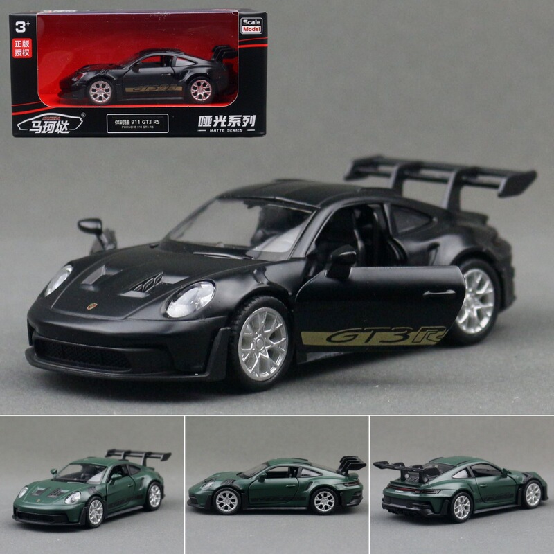 Makeda 1:36 Alloy Car Porsche 911 Gt3 Rs Sports Car Children's Toy Model Pull Back Open Doors Matte Finish Makeda 1:36 Alloy Car Porsche 911 Gt3 Rs Sports Car Children's Toy Model Pull Back Open Doors Matte Finish