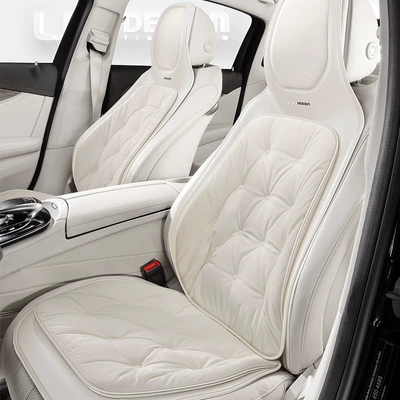 Car seat cushion winter Universal seat cover - ivory-white-one-piece-two-seats-34constant-temperaturespace-velvet-80-velvet-content600-fluffiness-universal