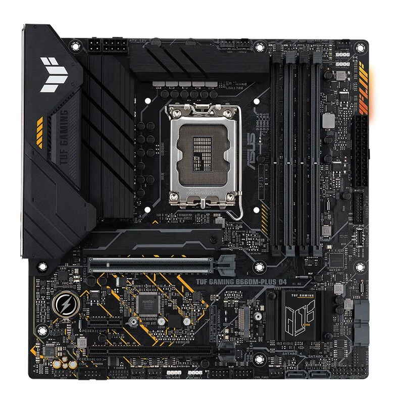 ASUS TUF GAMING B660M-Plus D4 материнская плата, подходит для процессоров 13600KF/13400F