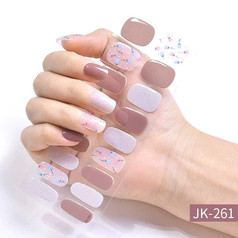 Набор для ногтей XT Gel с наклейками, искусственные ногти и лак для ногтей