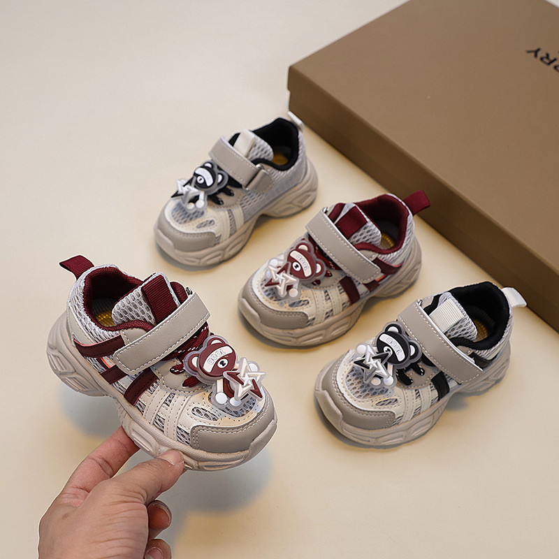 children's breathable cartoon sneakers for boys