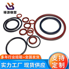 尺寸可定硅胶包覆圈 硅胶O型密封圈橡胶紧固胶圈气泵轴承固定圈