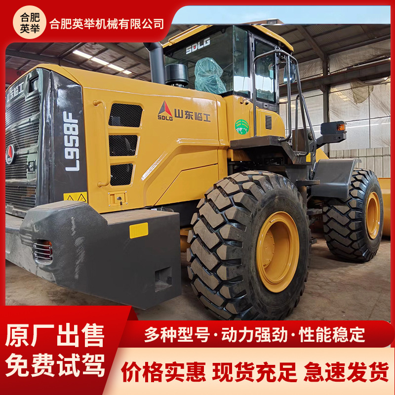 Cargador Lingong 958F de segunda mano para ingeniería 50 montacargas multifunción Lingong 956 cargador diesel en el extranjero