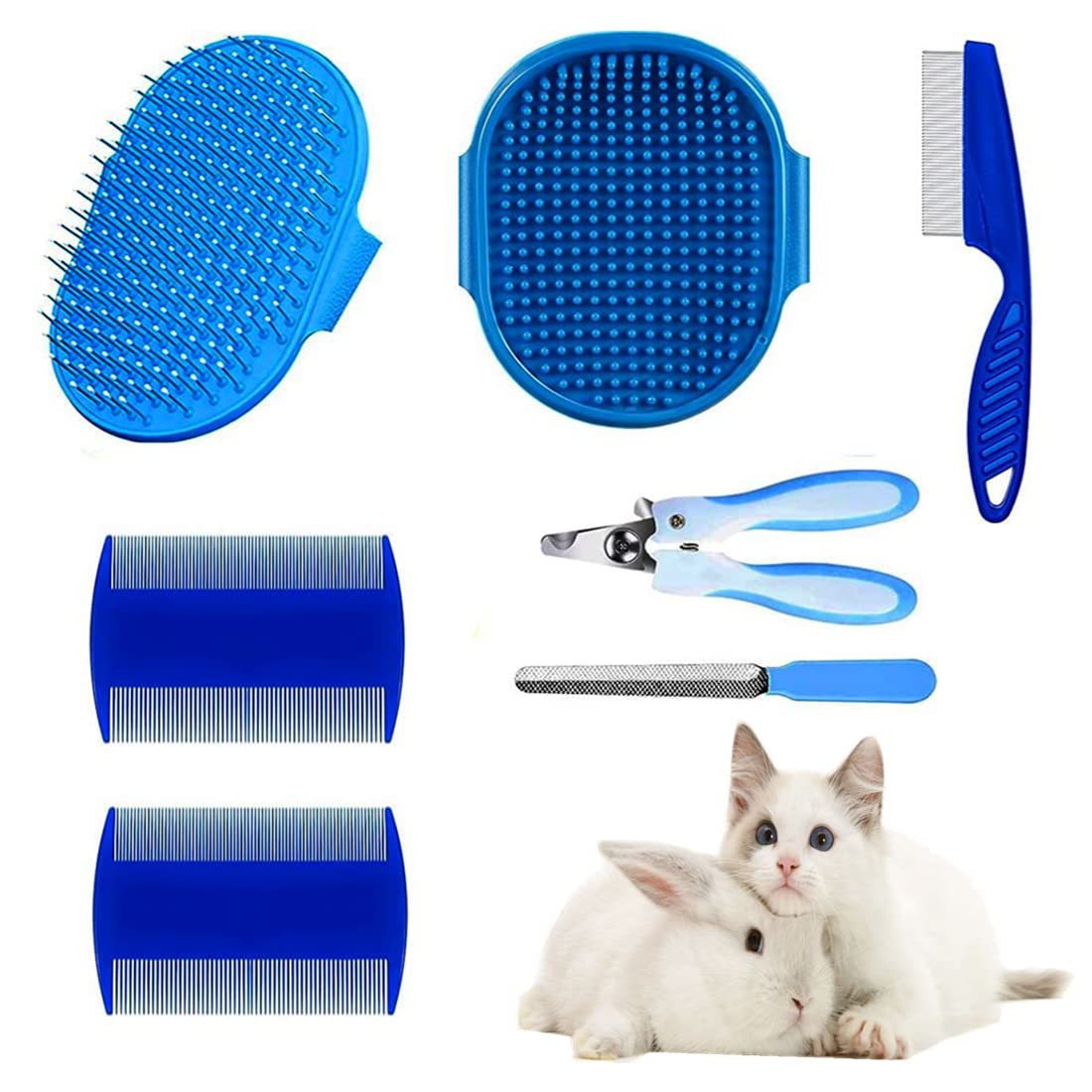 7 artículos para mascotas para mascotas baño masaje cepillo de masaje peine de masaje perro guantes de baño guantes de masaje para limpieza