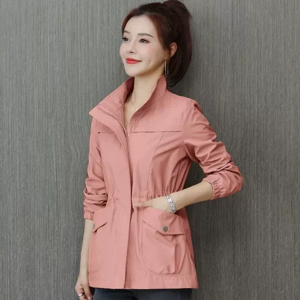 There is a pink double layer
