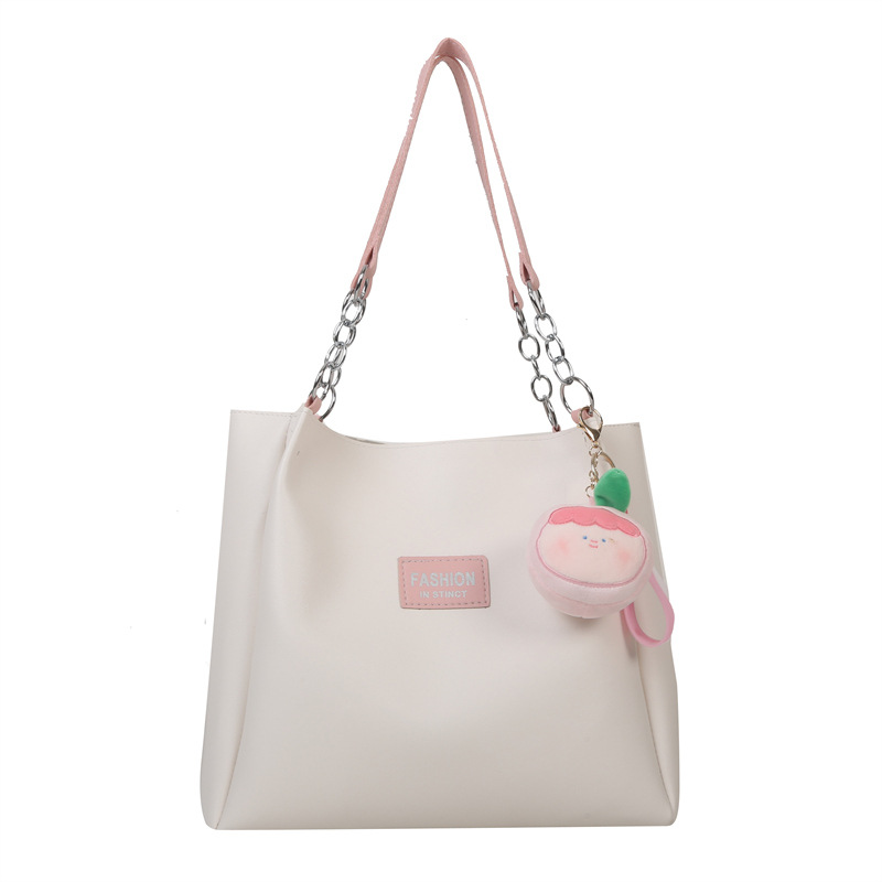 Bolsa de viaje de textura de moda de gran capacidad 2023 primavera y verano nuevo color de contraste solo hombro bolsa de axilas elegante bolsa de mano moda