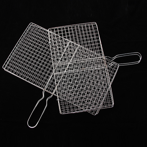 Wholesale grilled fish clips stainless steel barbecue clips vegetable clips barbecue clips stainless steel mesh barbecue mesh non-magnetic thickened mesh