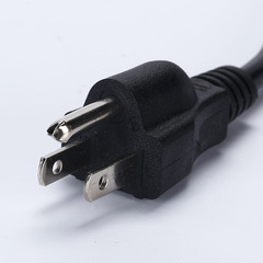 American standard three-plug plum blossom tail AC cord American standard three-hole host laptop printer adapter power cord