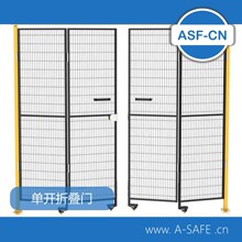 热卖中车间隔离防护围栏网 室内外框架护栏 可移动单开双开折叠门