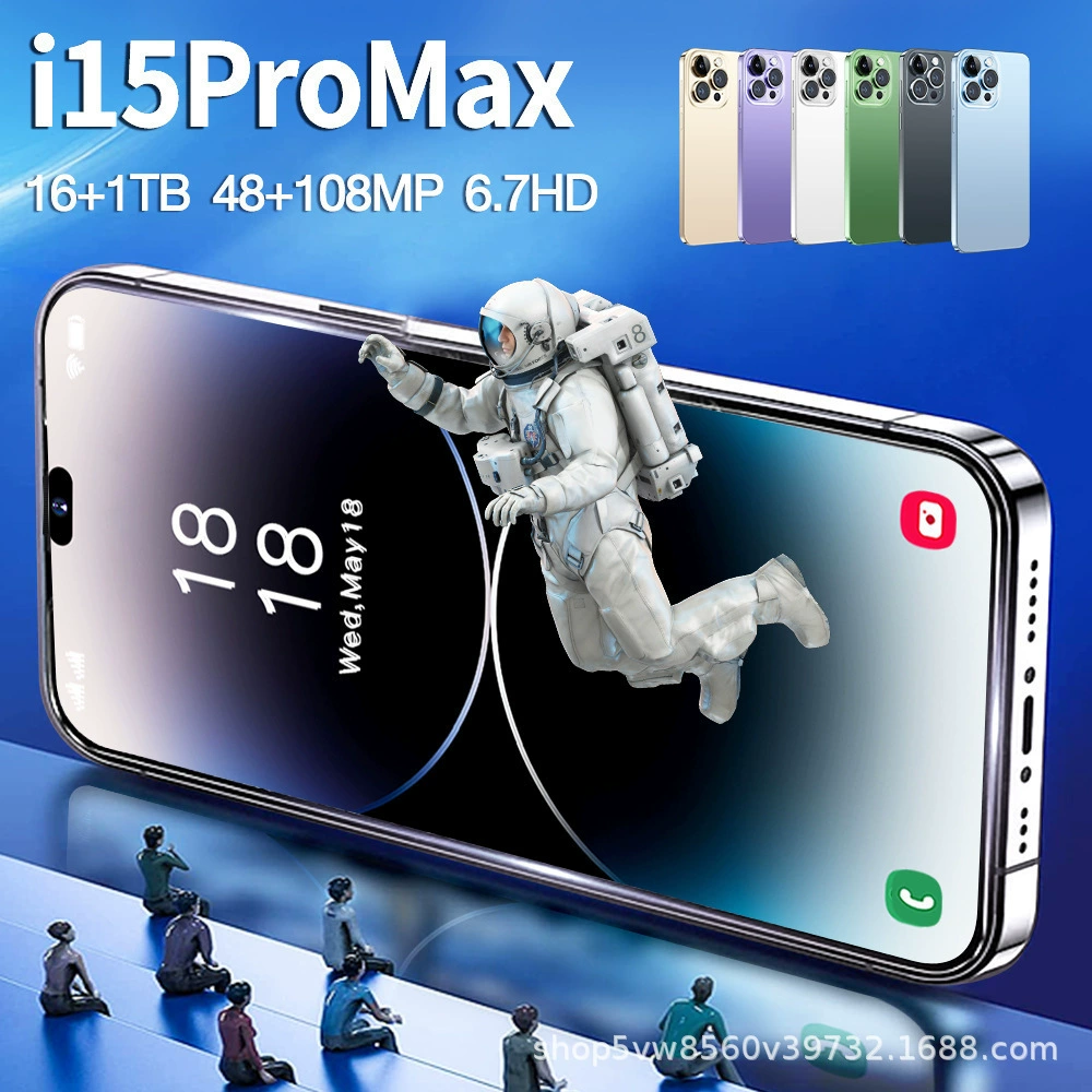 Кросс -граница предназначен для смартфонов i15 Promax Внешняя торговля Точка Android Смарт Телефон 16+1ТБ Заводская цена