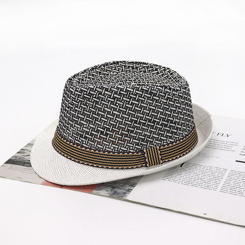 Summer Sun Hat for Men Beach Umbrella Sunshade Sun Protection Jazz Hat for Youth Grass Hat Fishing Mesh Breathable Formal Hat for Women