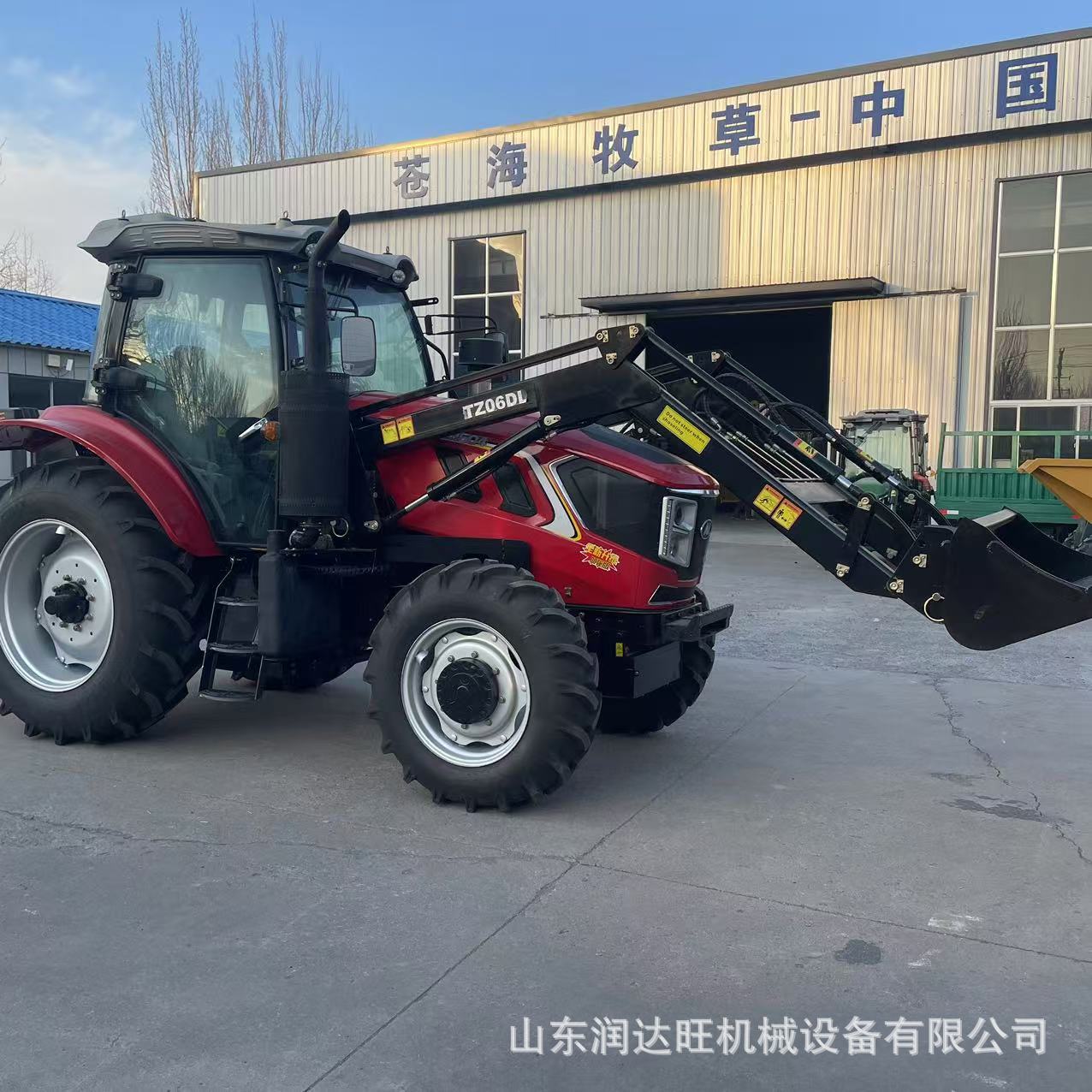 农用现货YTO 出口1604四轮拖拉机 大桥高配空调驾驶室耕地翻田机