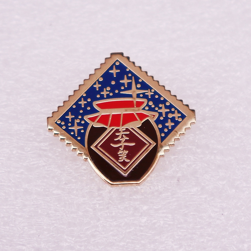 Tianzi Laughing Brooch Costume Tv Series Inspiration Badge